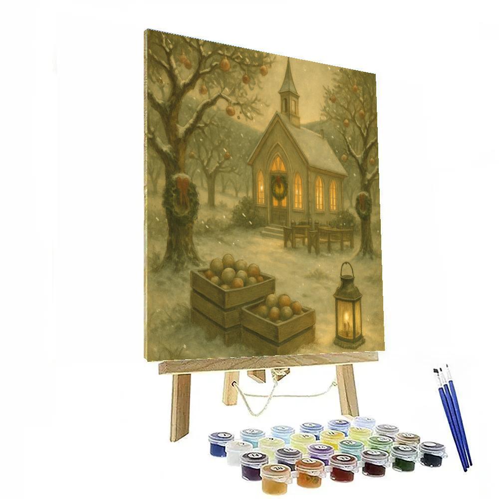 Noel Orchard Chapel Paint by numbers art