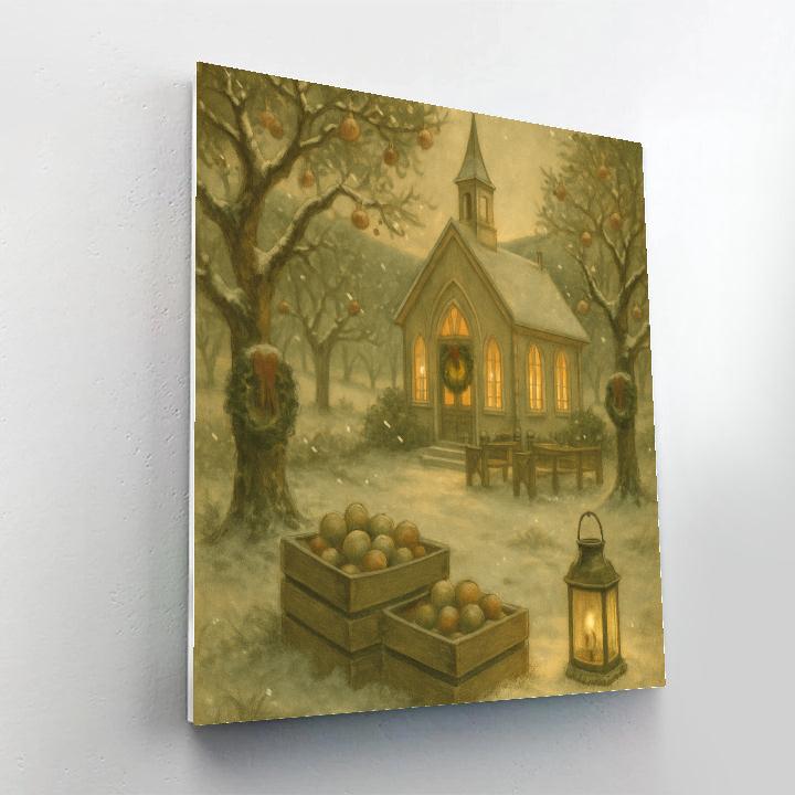 Noel Orchard Chapel Paint by numbers art