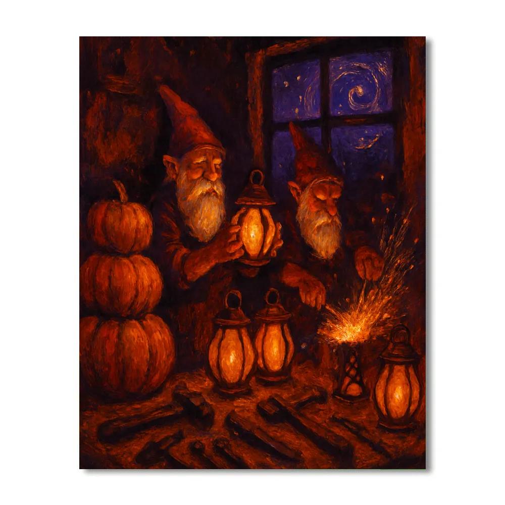 The Lanternsmiths Workshop paint by color