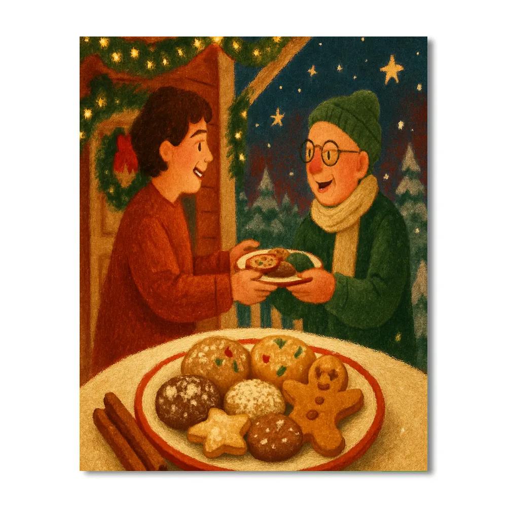 Starlight Cookie Exchange paint by number