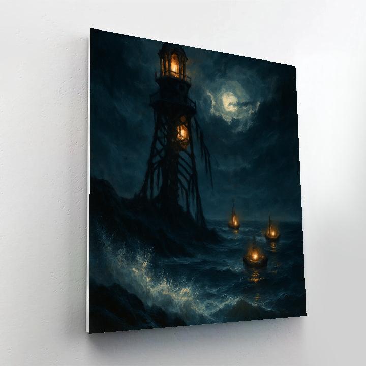 Specter Lighthouse On The Brine Road paint by numbers