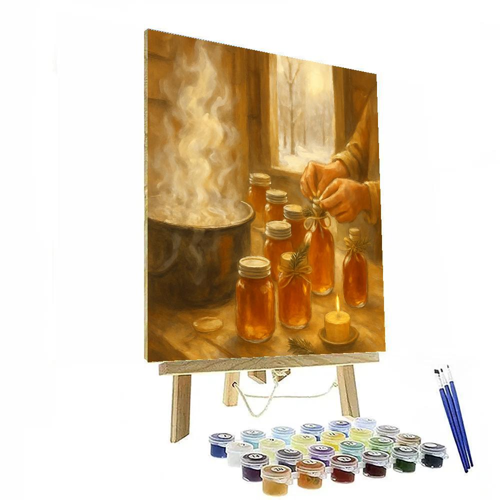 Maple Syrup Winter Workbench paint by color