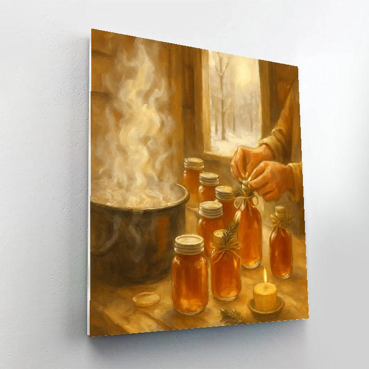 Maple Syrup Winter Workbench paint by color