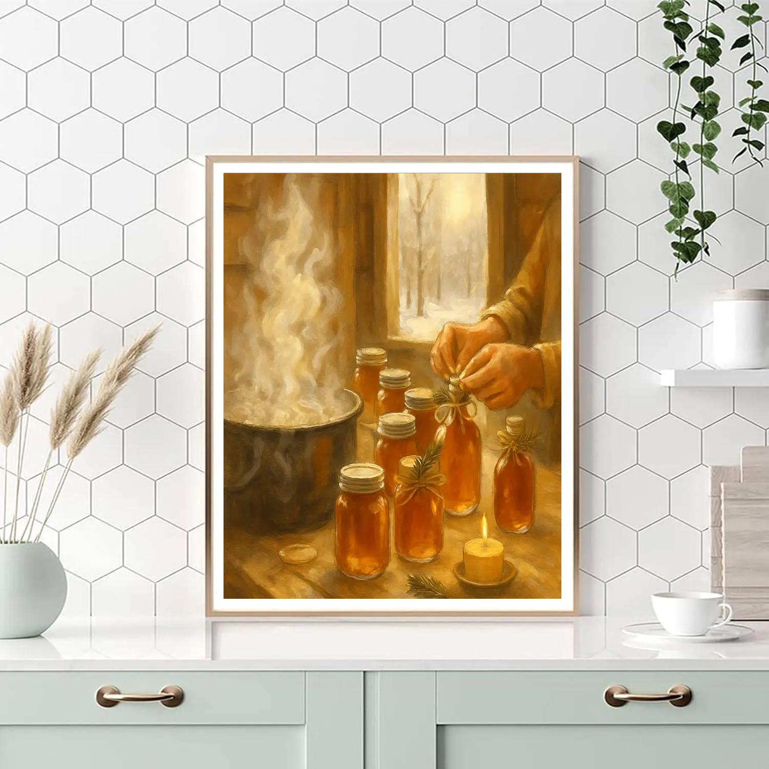 Maple Syrup Winter Workbench paint by color