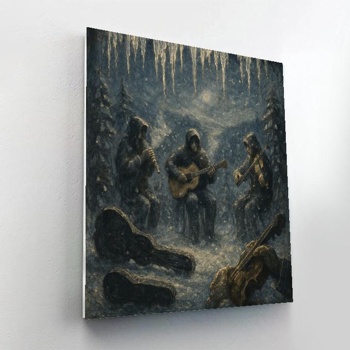 Icicle Orchestra On The Ridge paint by color