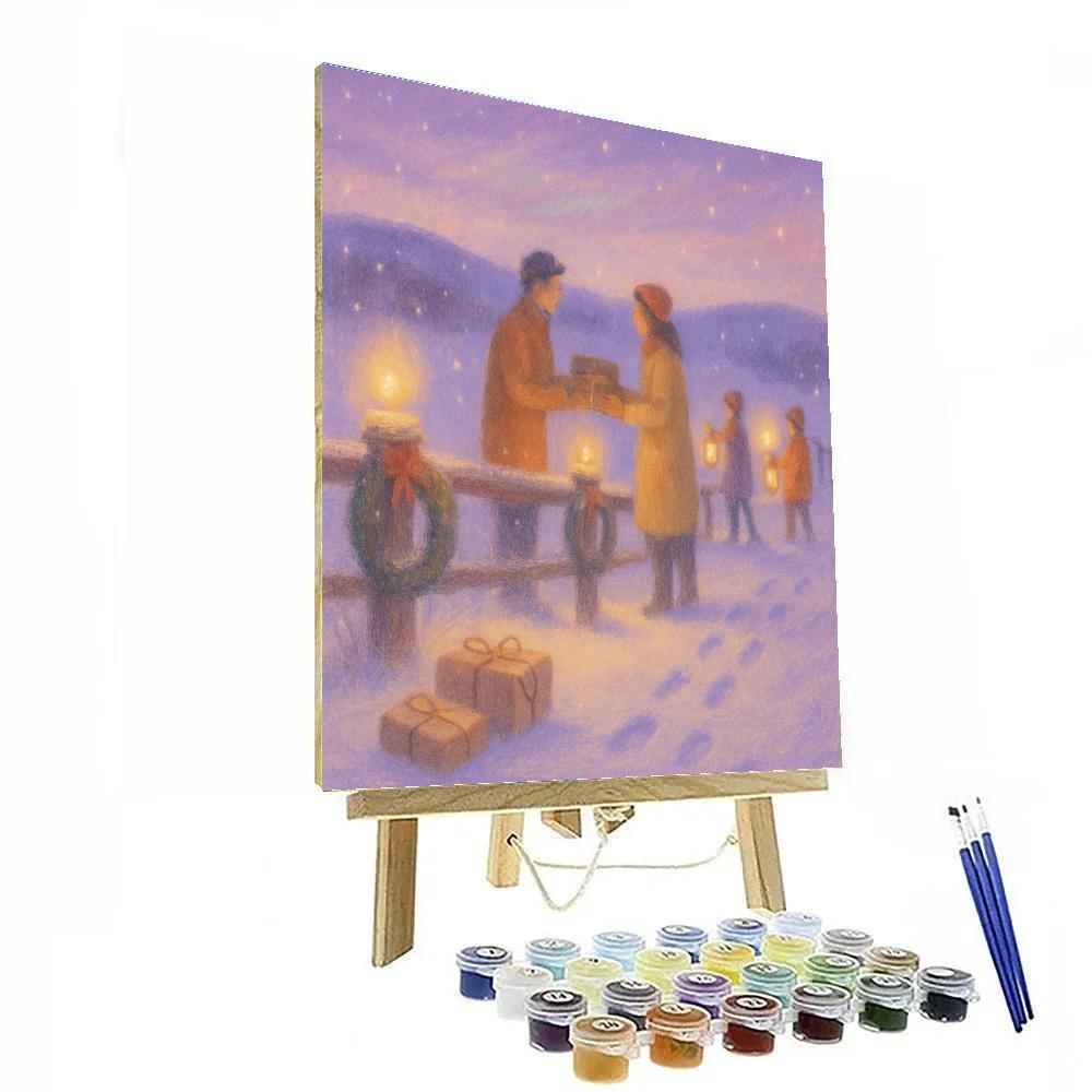 Lantern Ridge Gift Exchange Paint by numbers art