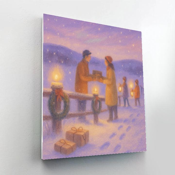 Lantern Ridge Gift Exchange Paint by numbers art