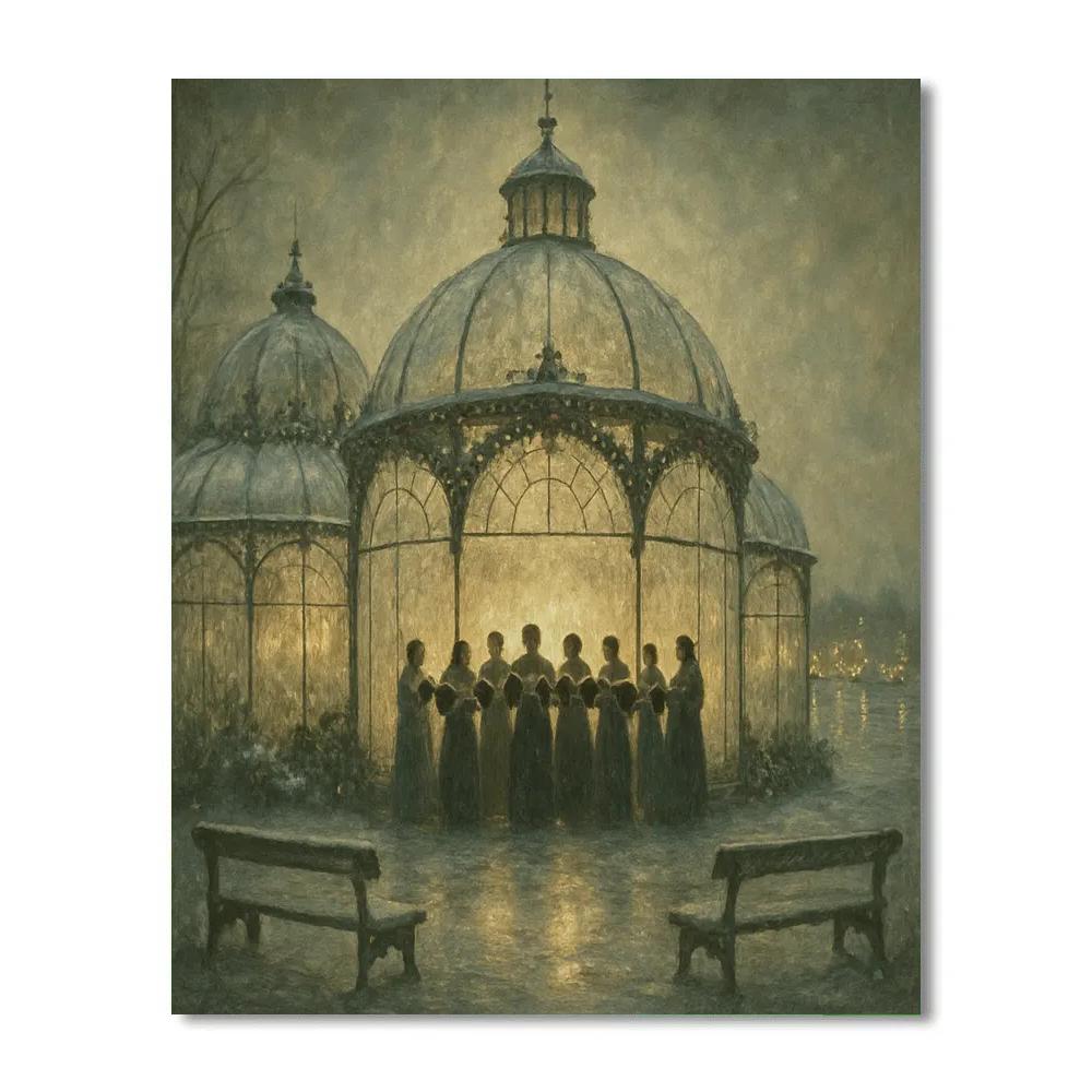 Polar Harbor Conservatory Choir paint by number