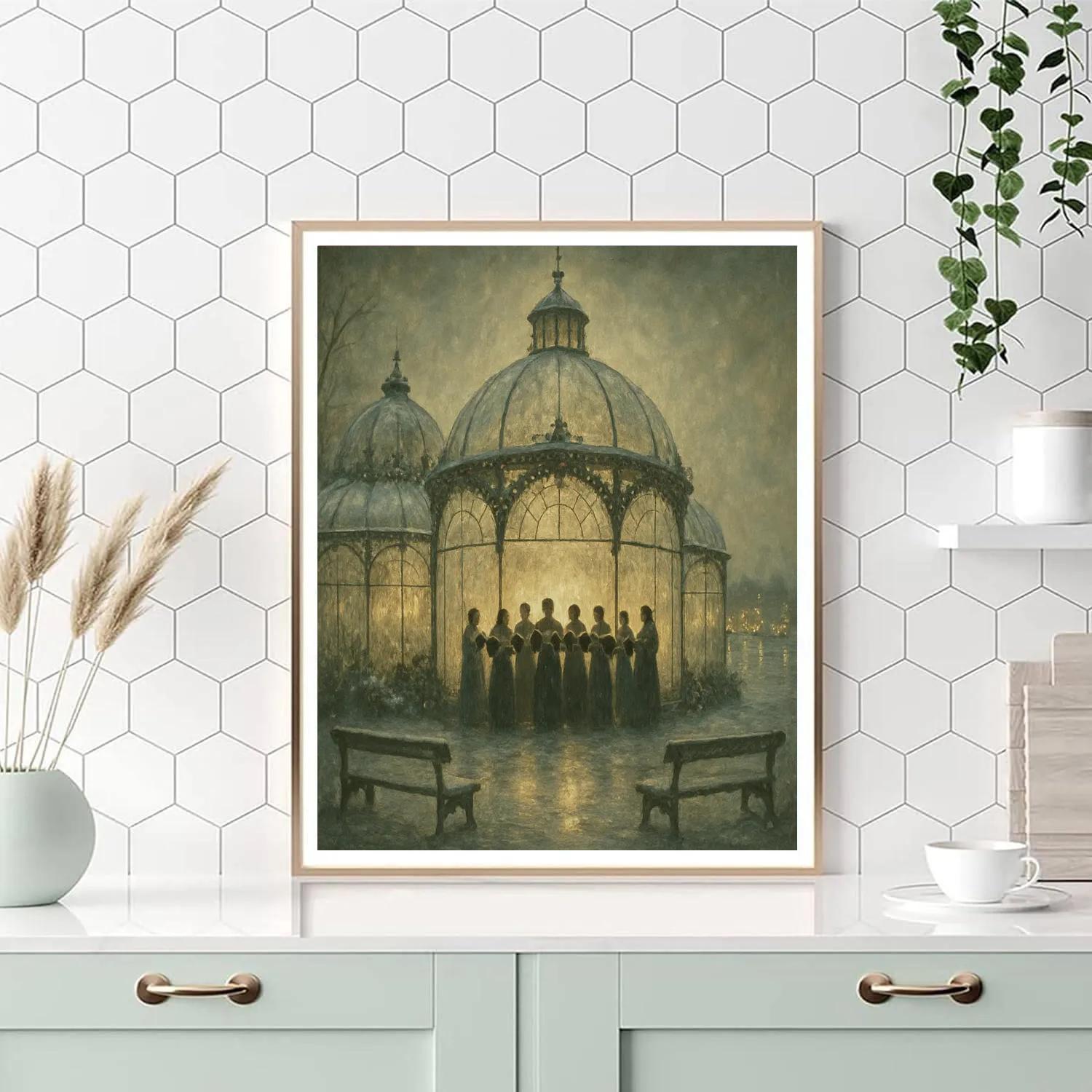 Polar Harbor Conservatory Choir paint by number