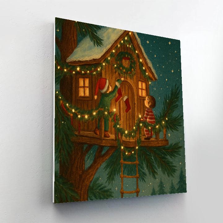 Evergreen Treehouse Eve Paint by numbers kits