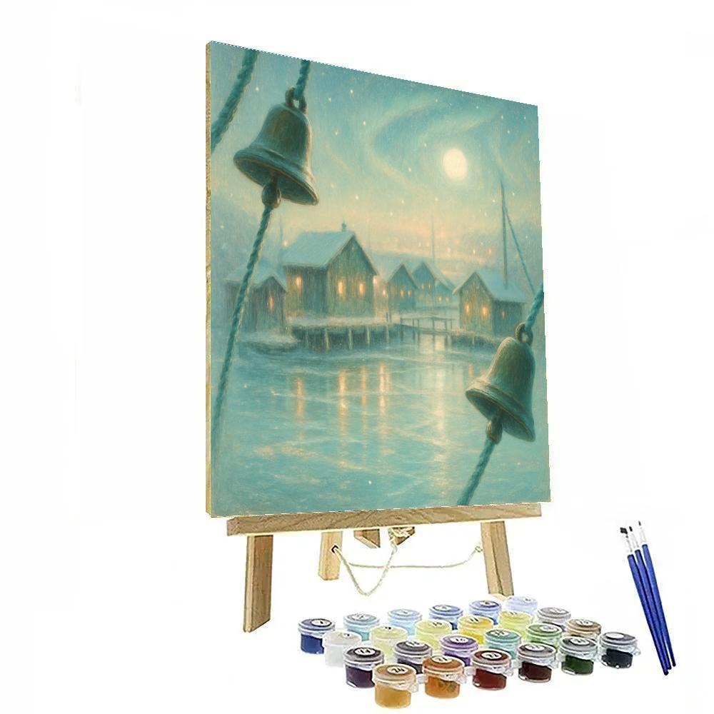 Silent Night Harbor Bells paint by numbers