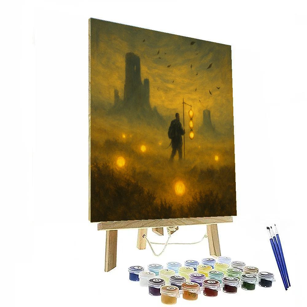 The Saffron Fog Of Hollow Reach DIY paint by numbers