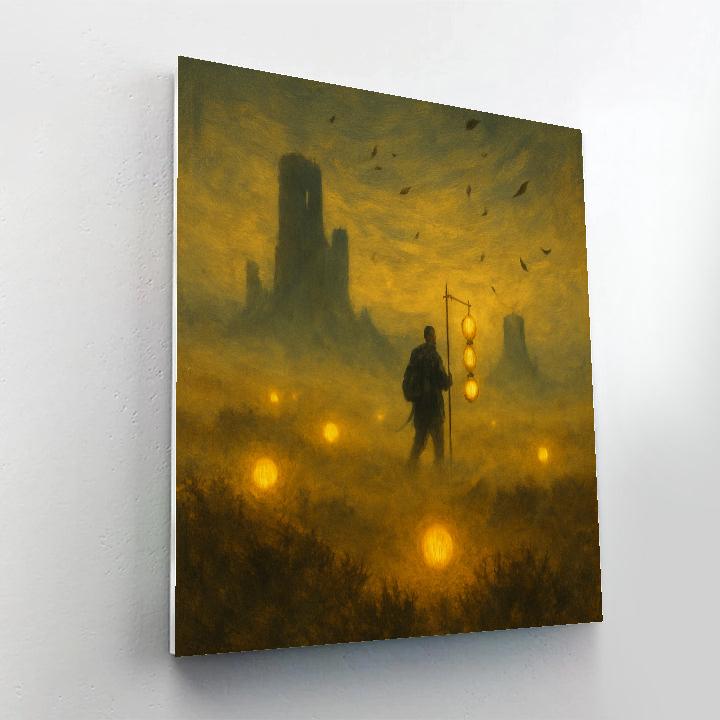 The Saffron Fog Of Hollow Reach DIY paint by numbers