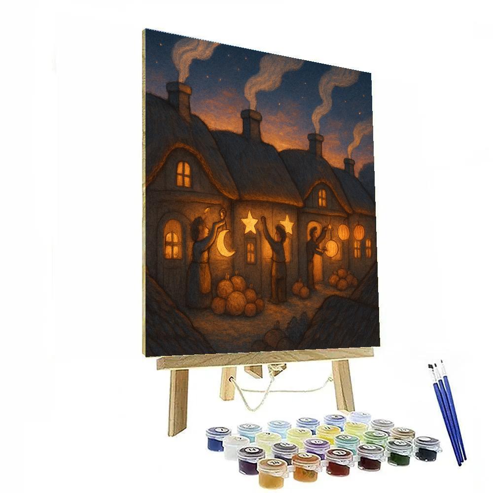 The Lantern Workshop On Willow Row paint by numbers