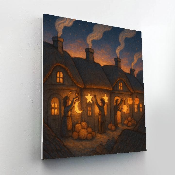 The Lantern Workshop On Willow Row paint by numbers