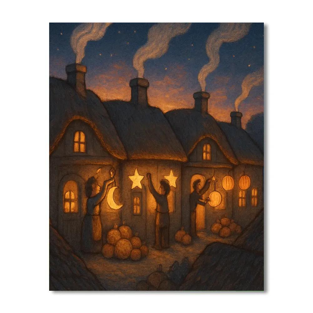 The Lantern Workshop On Willow Row paint by numbers