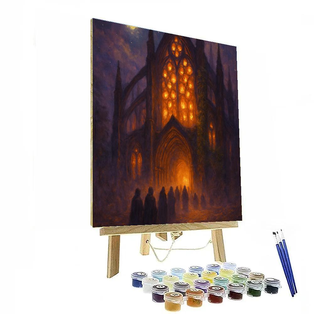 The Lantern Cathedral Of Gossamer Fog DIY paint by numbers