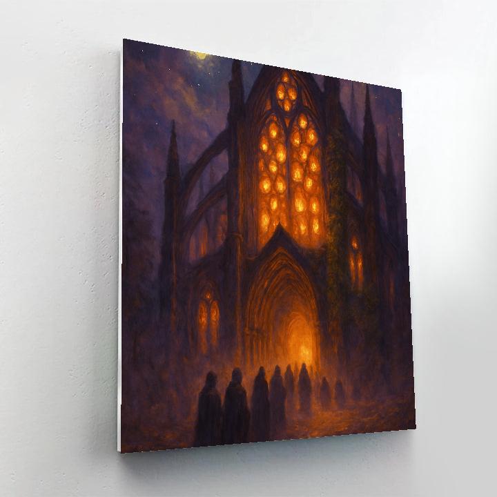 The Lantern Cathedral Of Gossamer Fog DIY paint by numbers