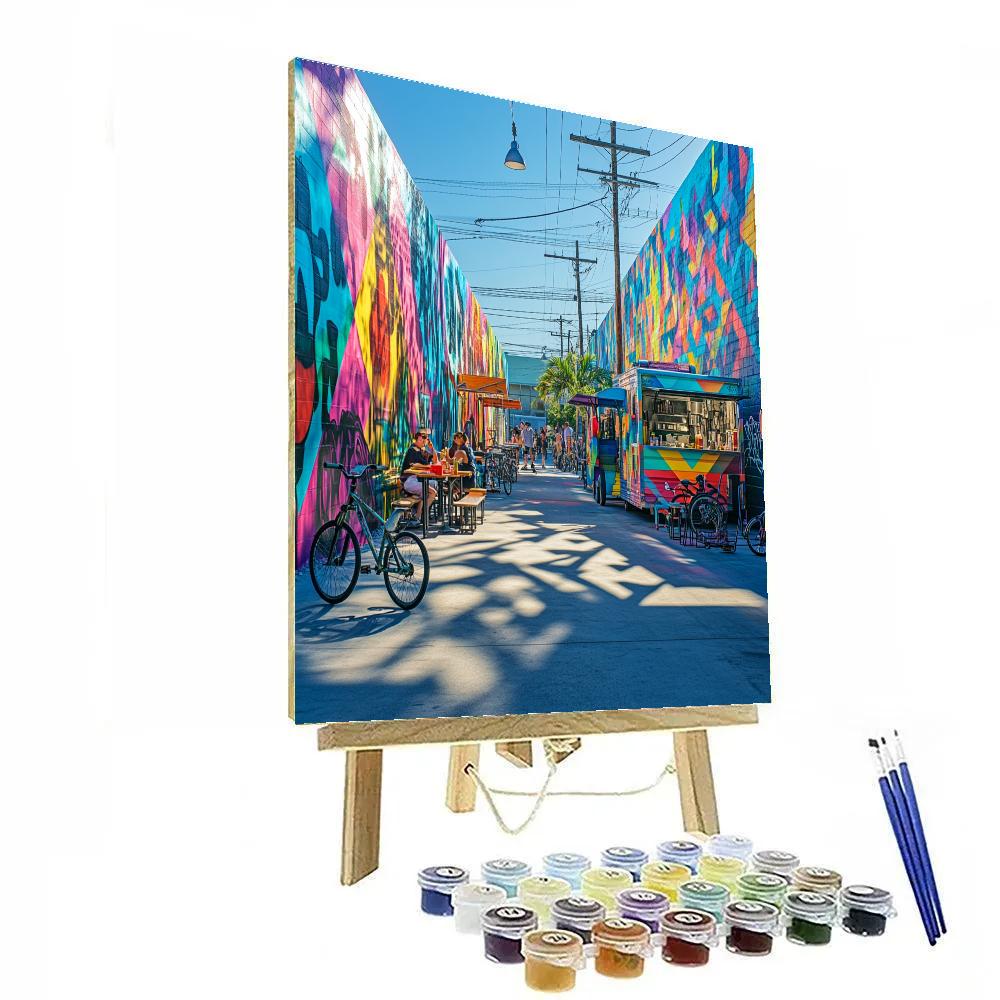 Wynwood Street Art Alley Miami United States Paint by numbers kits