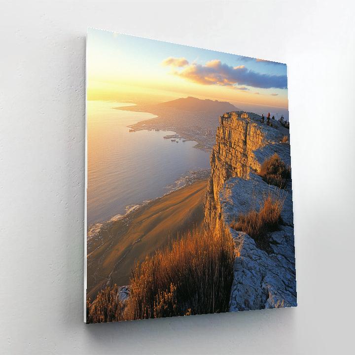 Table Mountain Summit Panorama Cape Town South Africa paint by numbers