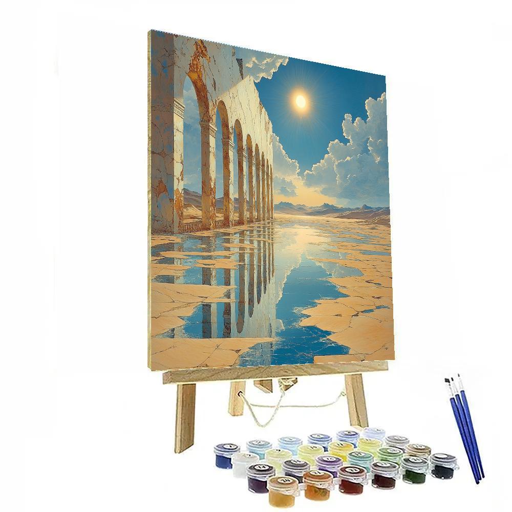 Salvador Dali Inspired Desert Voyage DIY paint by numbers