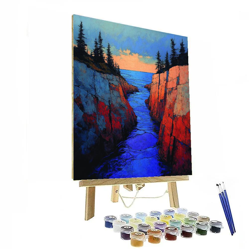 Arthur Lismer Inspired High Channel Rock Passage Number painting