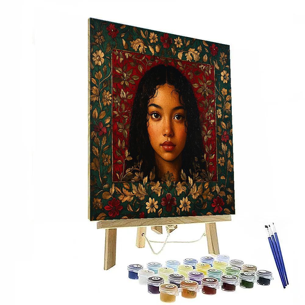 Frida Kahlo Inspired Self Reflection Painting by numbers kit
