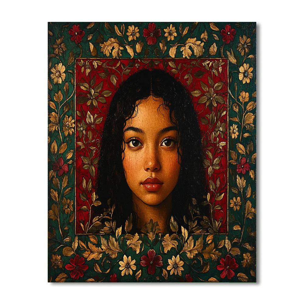 Frida Kahlo Inspired Self Reflection Painting by numbers kit