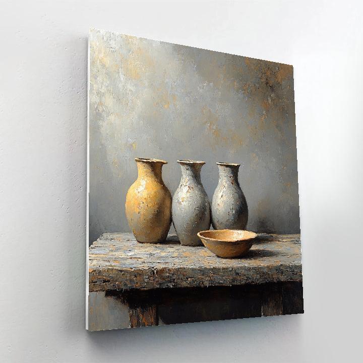 Diego Velázquez Inspired Earthenware Still Life DIY paint by numbers