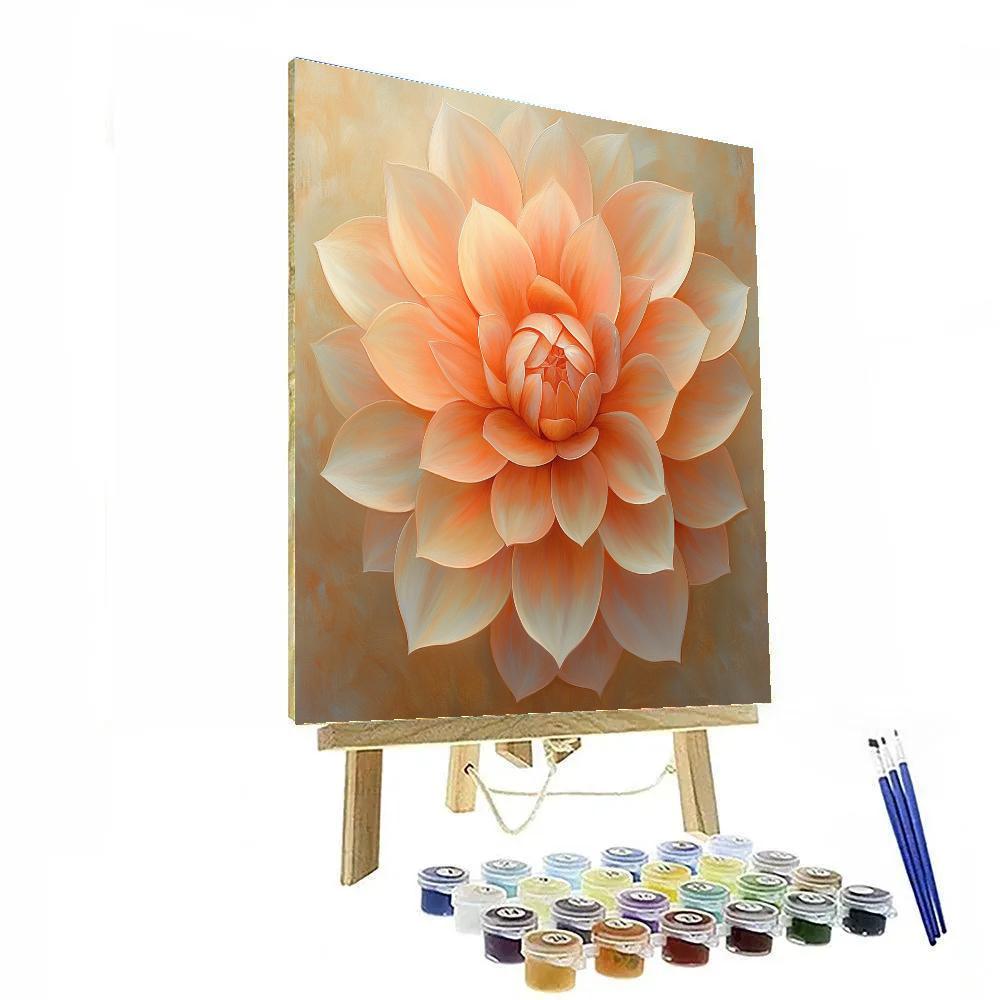 Georgia OKeeffe Inspired Desert Bloom paint by color