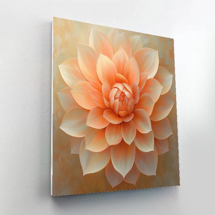 Georgia OKeeffe Inspired Desert Bloom paint by color
