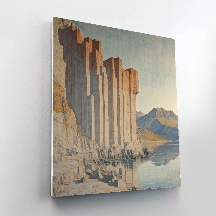 Michelangelo Inspired Basalt Colonnade DIY paint by numbers