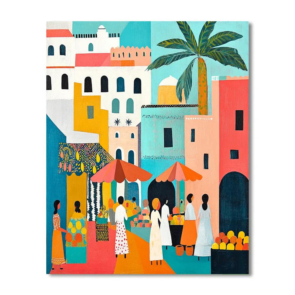 Henri Matisse Inspired Market Day painting number kit