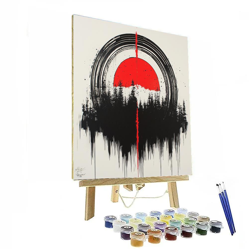 Banksy Inspired Environmental Silence Paint by numbers kits