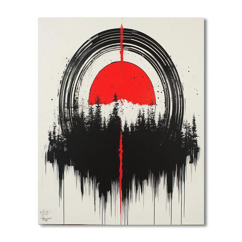 Banksy Inspired Environmental Silence Paint by numbers kits