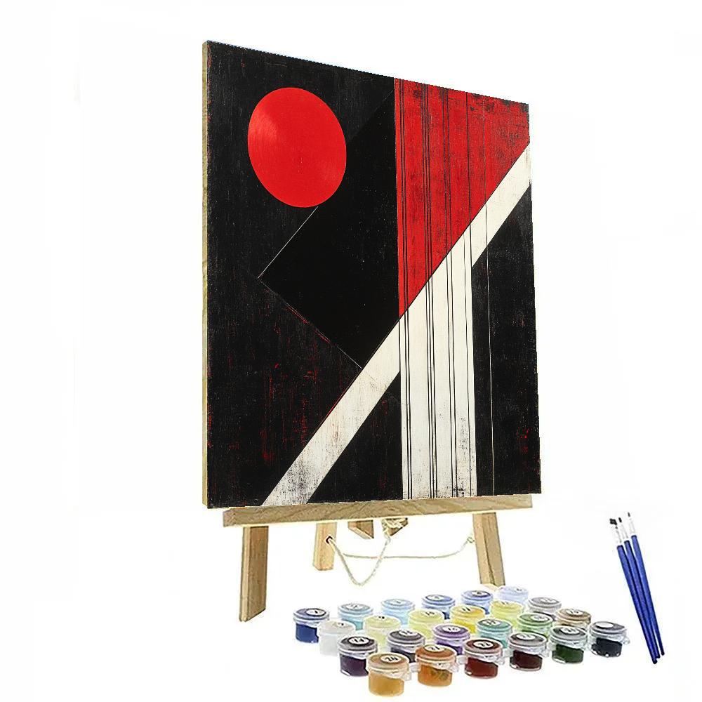 Kazimir Malevich Inspired Cosmic Suprematism Paint by numbers art