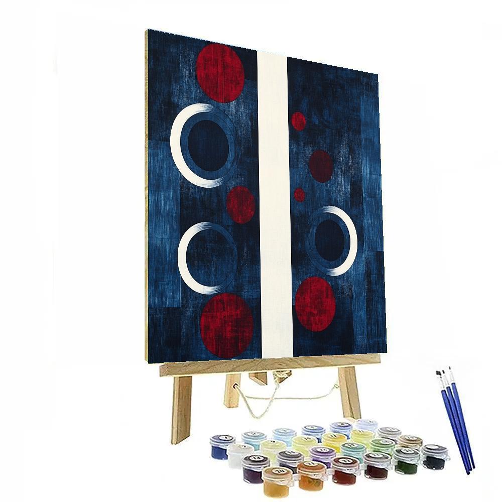 Kazimir Malevich Inspired Polar Axis Harmony DIY paint by numbers