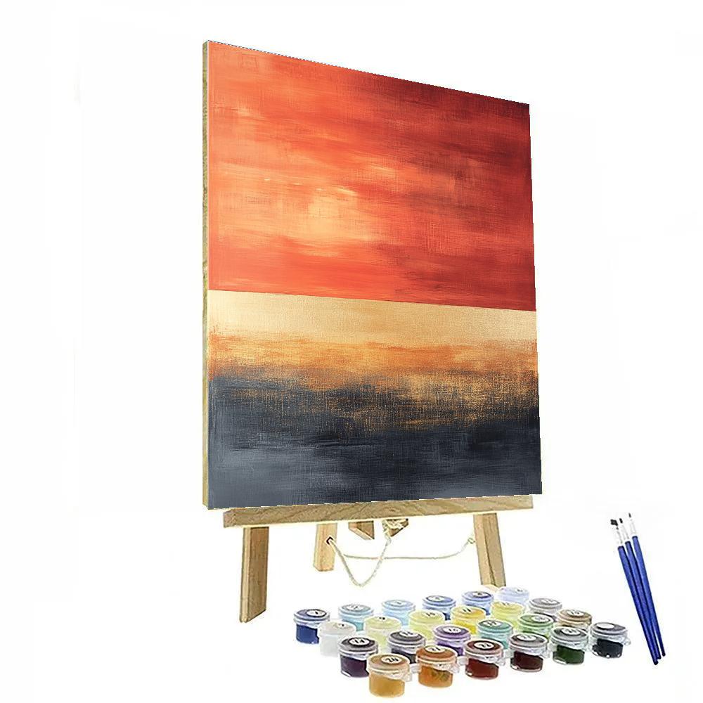 Mark Rothko Inspired Silence Of Dusk DIY paint by numbers