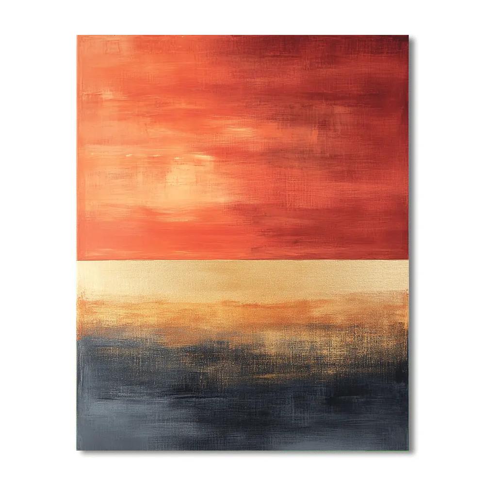 Mark Rothko Inspired Silence Of Dusk DIY paint by numbers