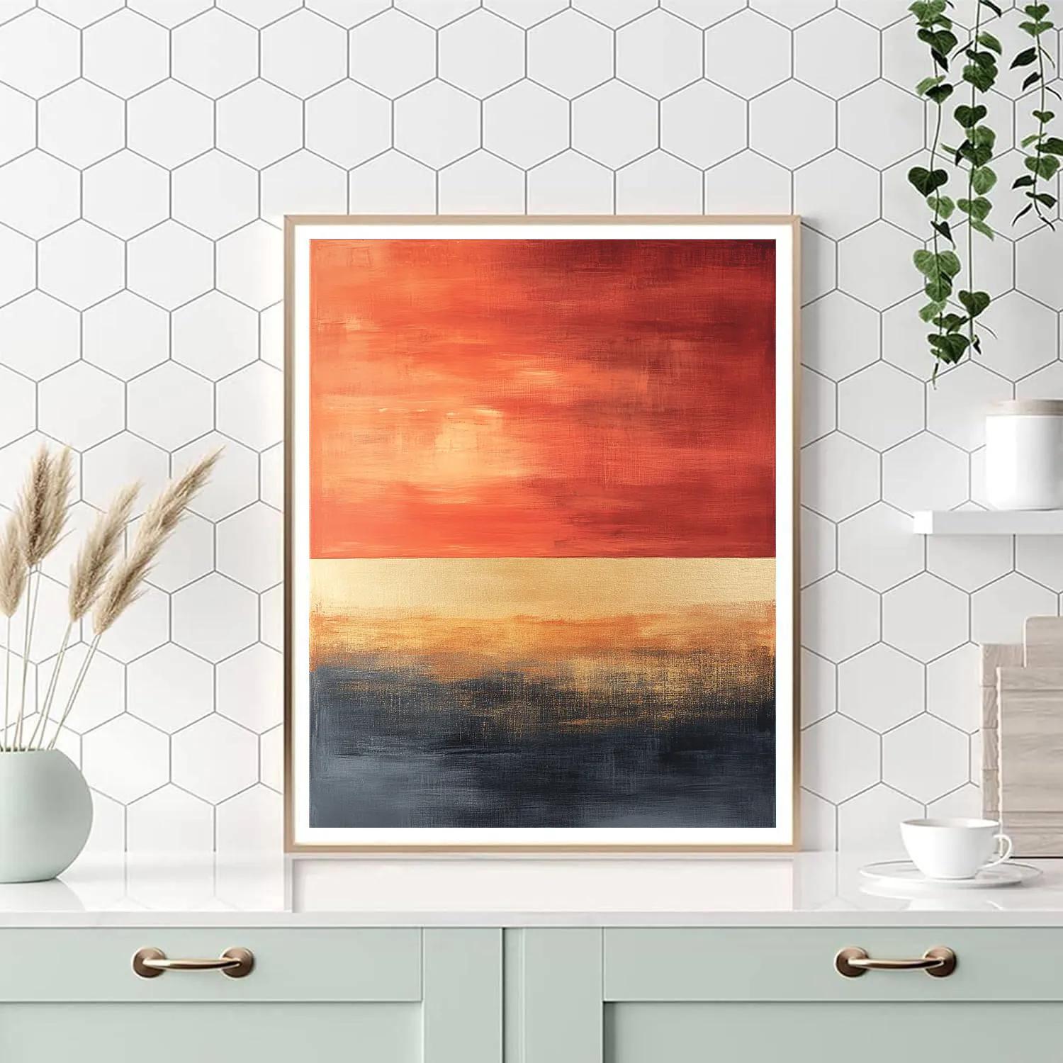 Mark Rothko Inspired Silence Of Dusk DIY paint by numbers