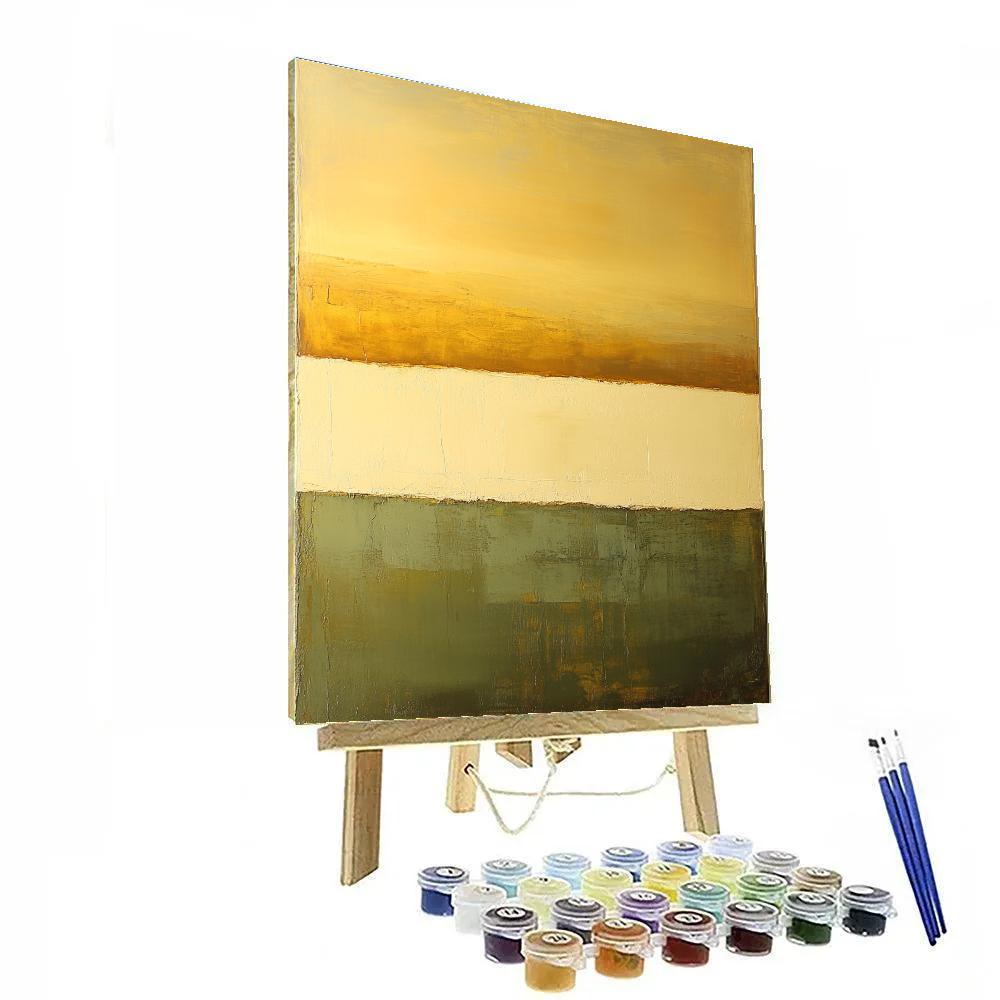 Mark Rothko Inspired Quiet Earth Resonance Number painting