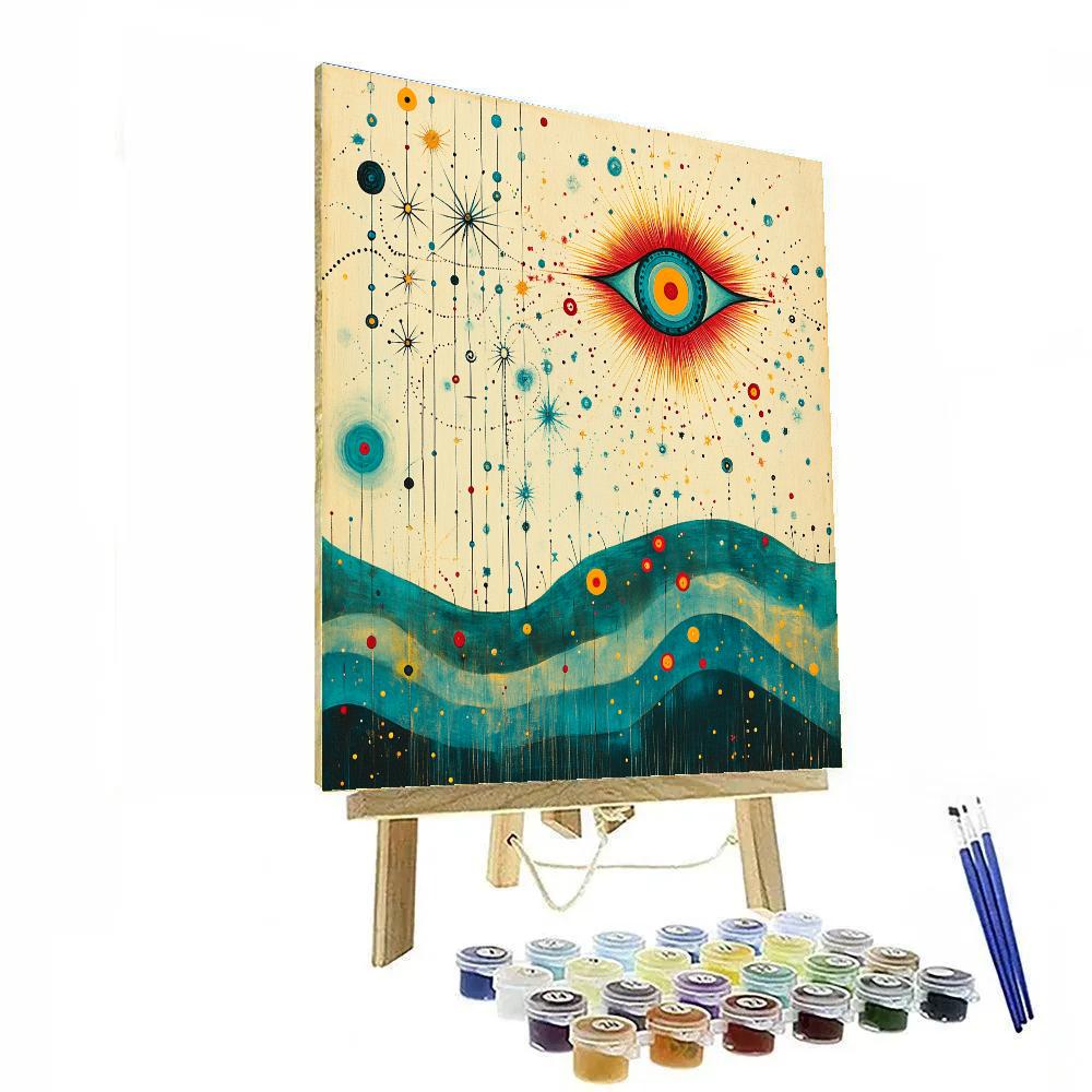 Joan Miró Inspired Dream Signal Number painting