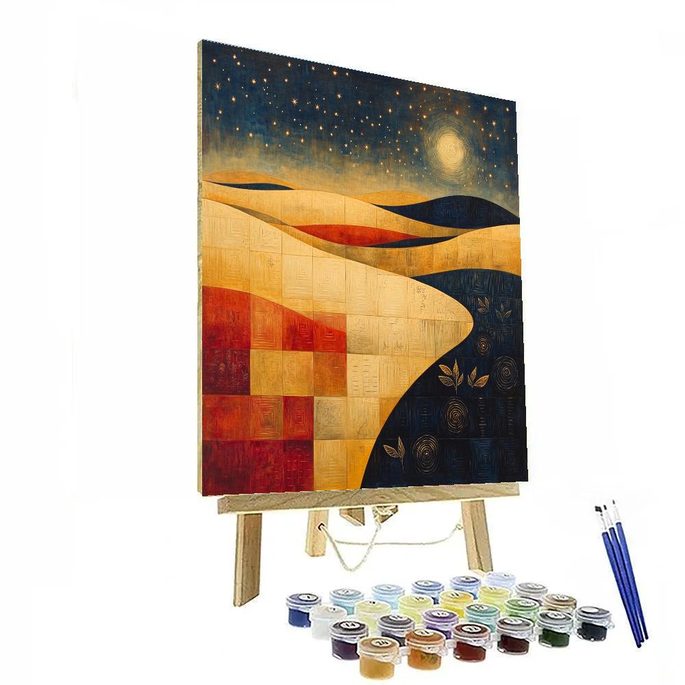 Paul Klee Inspired Celestial Garden painting number kit