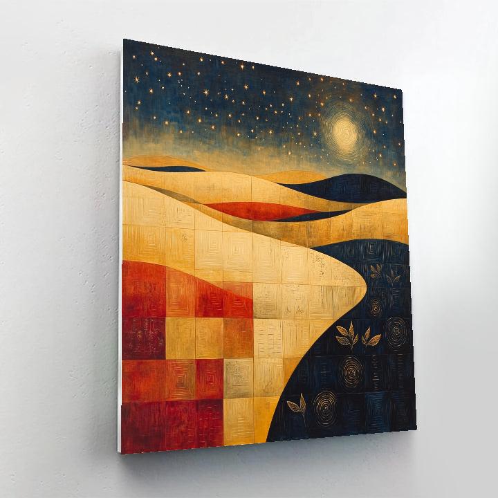 Paul Klee Inspired Celestial Garden painting number kit