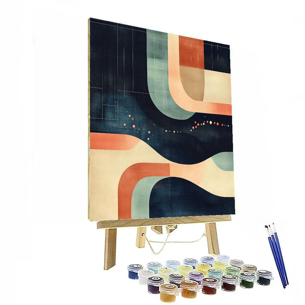 Paul Klee Inspired Nocturnal Cartography Painting by numbers kit