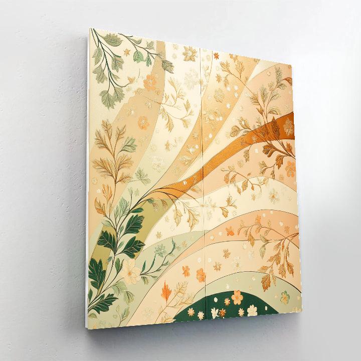 Alphonse Mucha Inspired Aurora Of Seasons paint by color