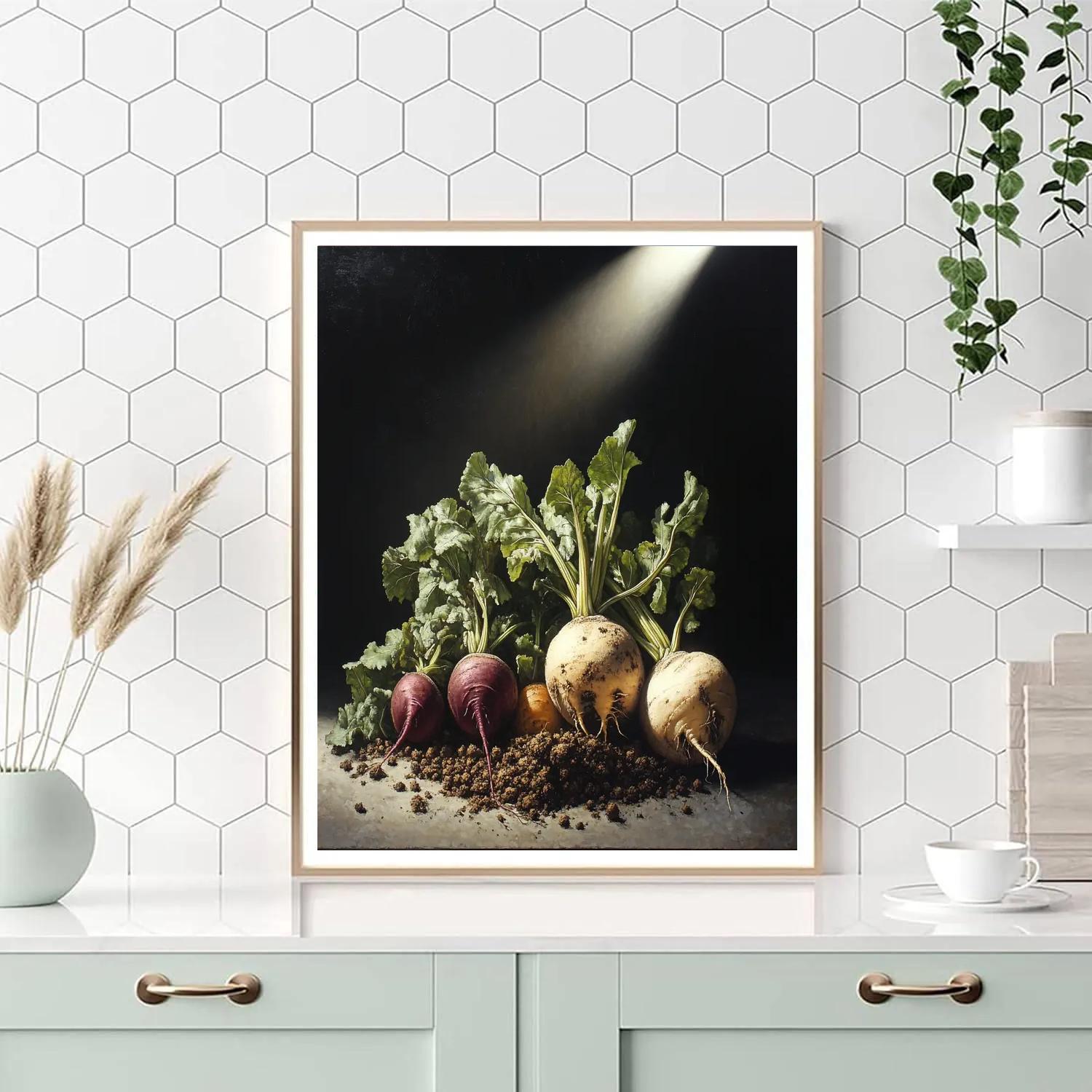 Caravaggio Inspired Autumn Root Stillness DIY paint by numbers