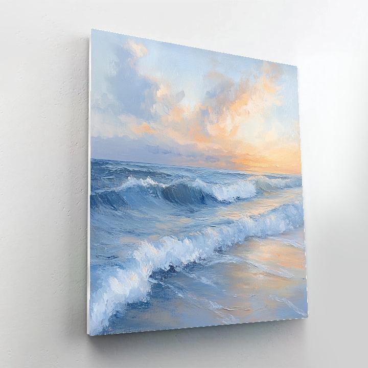 Edgar Degas Inspired Tidal Chorus Number painting