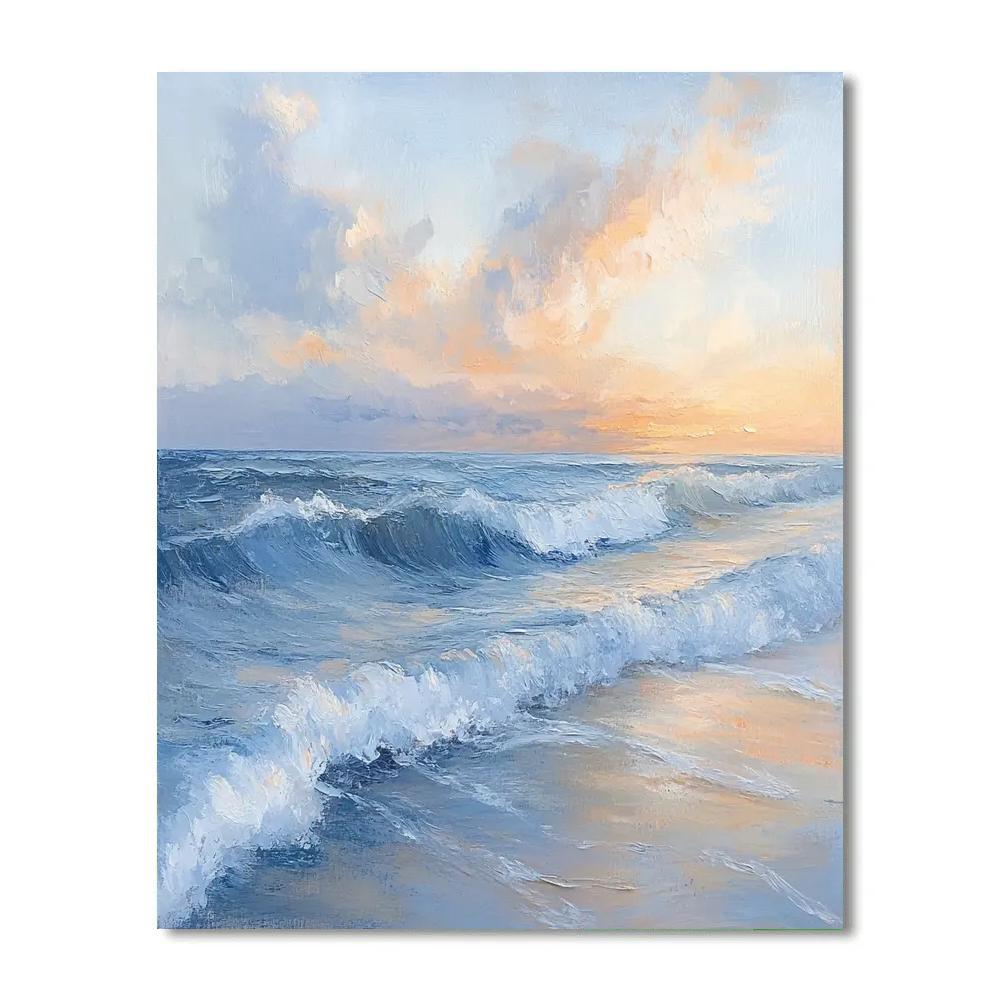 Edgar Degas Inspired Tidal Chorus Number painting