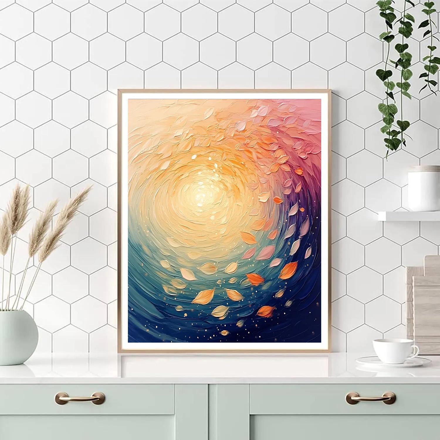 Edgar Degas Inspired Celestial Tealeaves paint by numbers